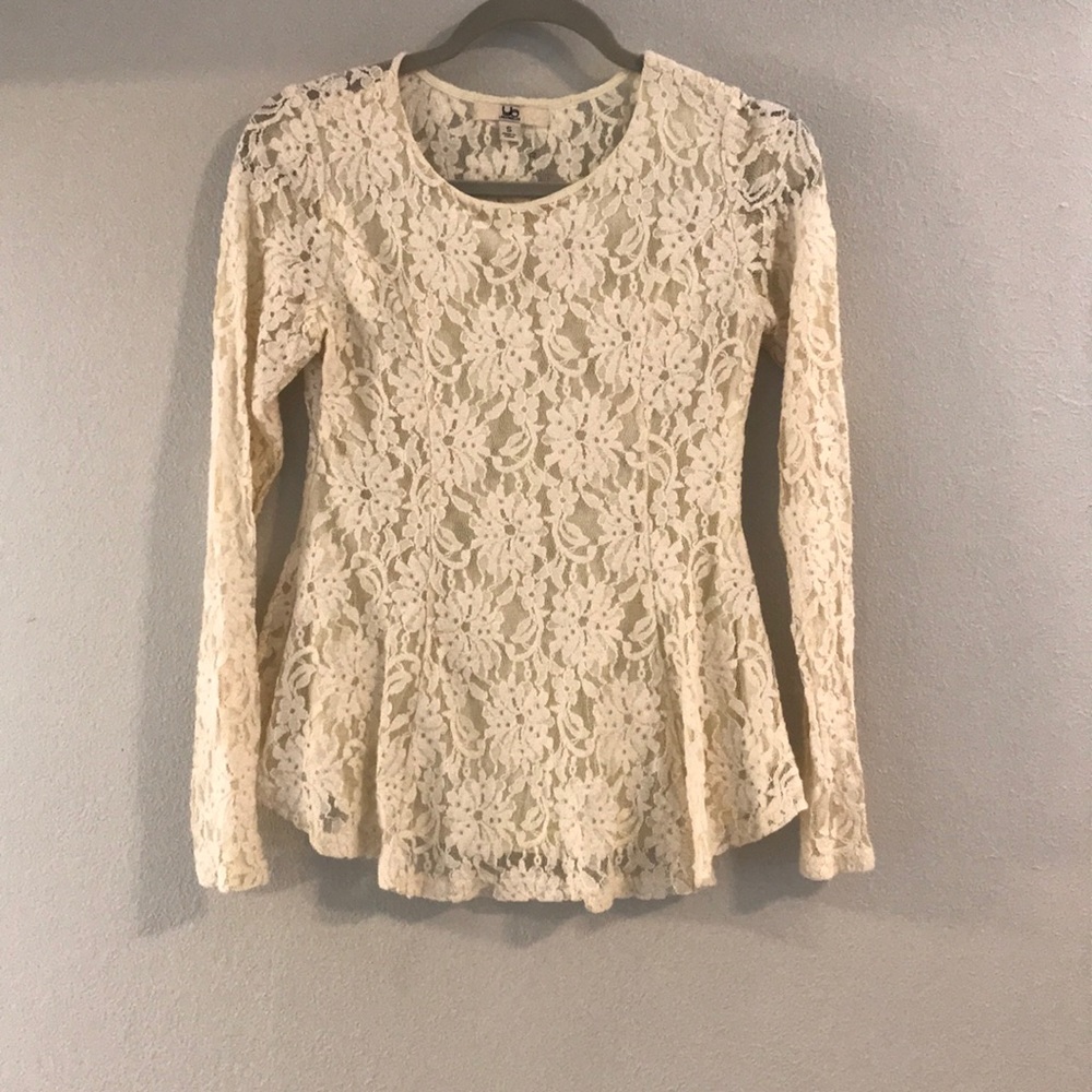 Long Sleeve Lace Top